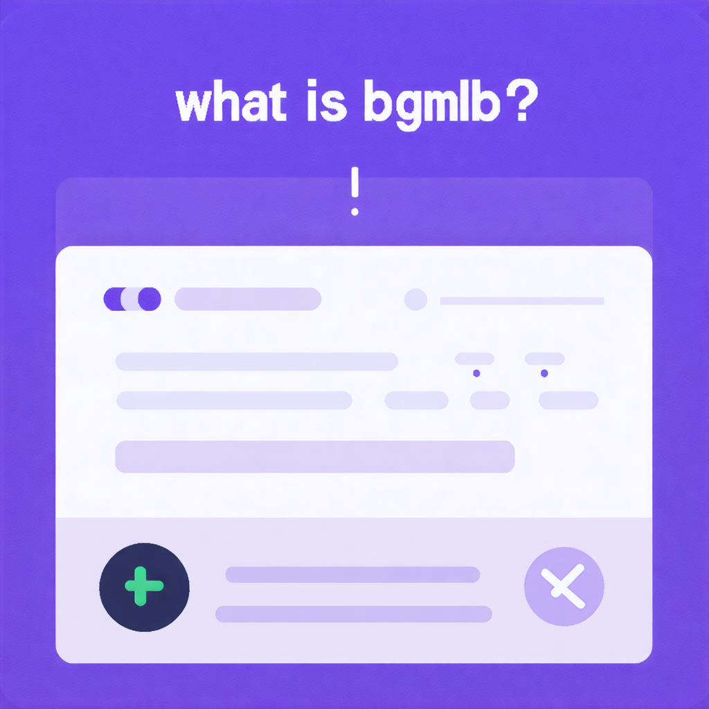 Relevant source support for What is BGMKB?